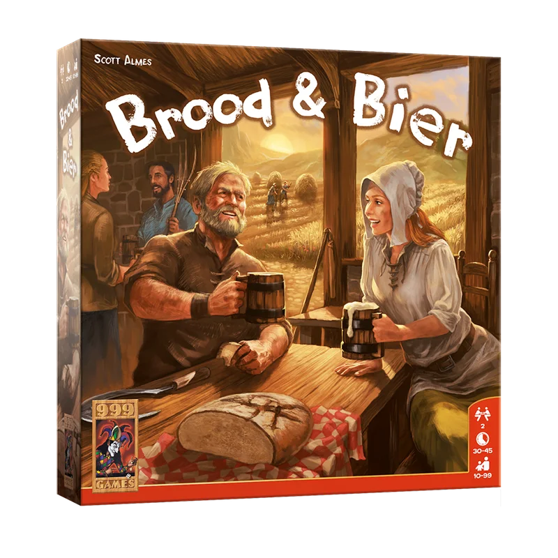 Brood & Bier – strategisch spel voor 2 spelers