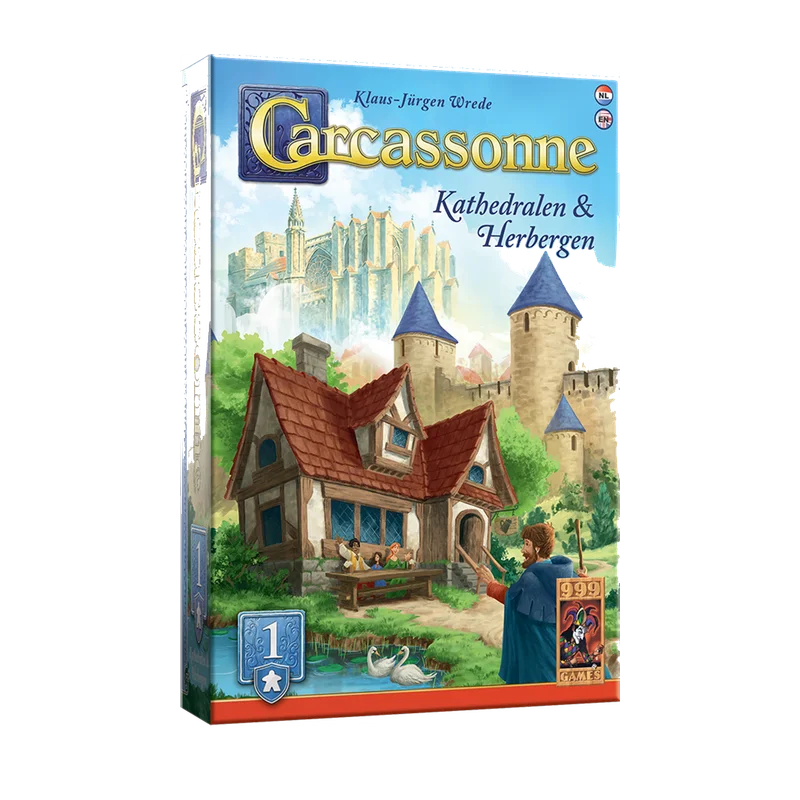 Carcassonne Kathedralen & Herbergen – uitbreiding 1