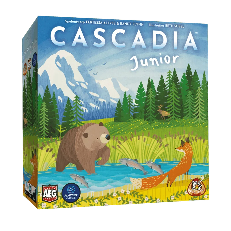 Cascadia Junior – tegelspel met dieren voor kinderen vanaf 6 jaar