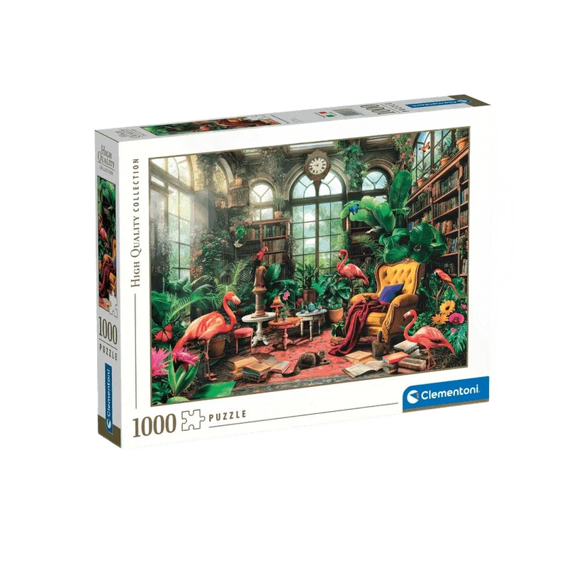 Clementoni De Kas Bibliotheek – puzzel van 1000 stukjes
