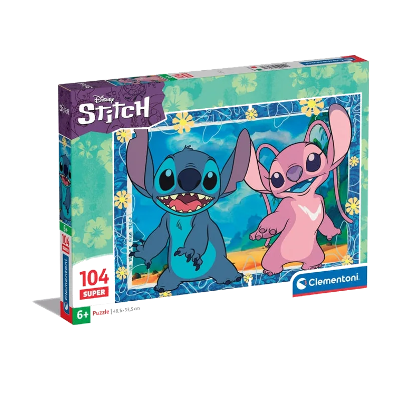 Clementoni Disney Stitch – kinderpuzzel van 104 stukjes