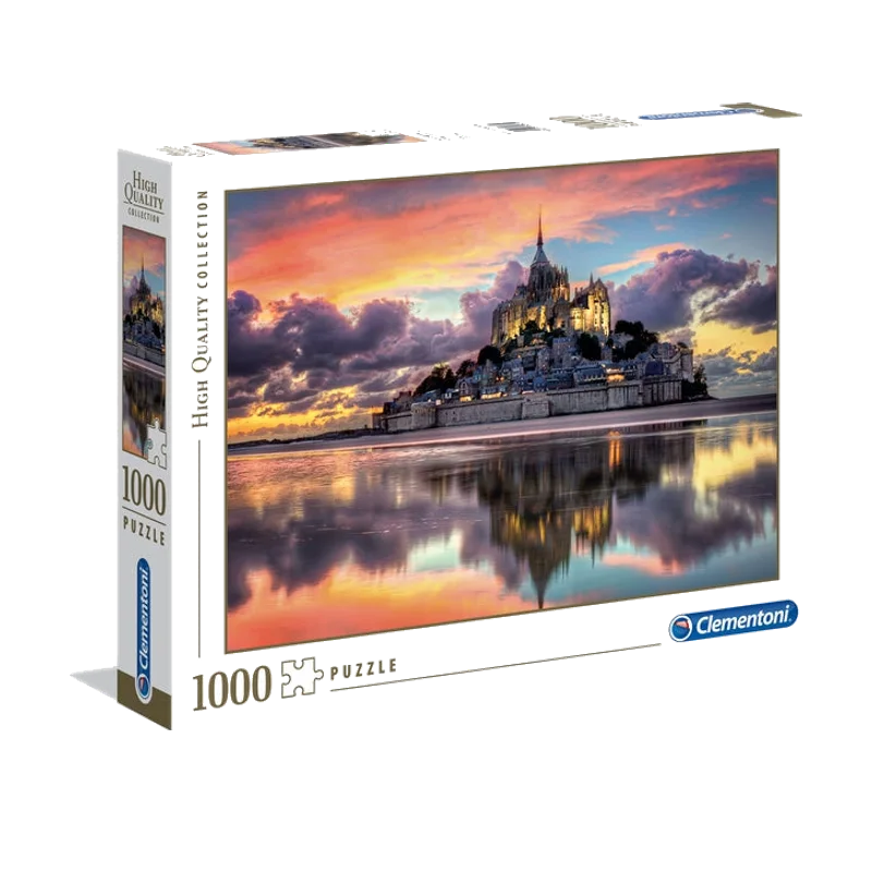 Clementoni Le Magnifique Mont Saint-Michel – puzzel van 1000 stukjes