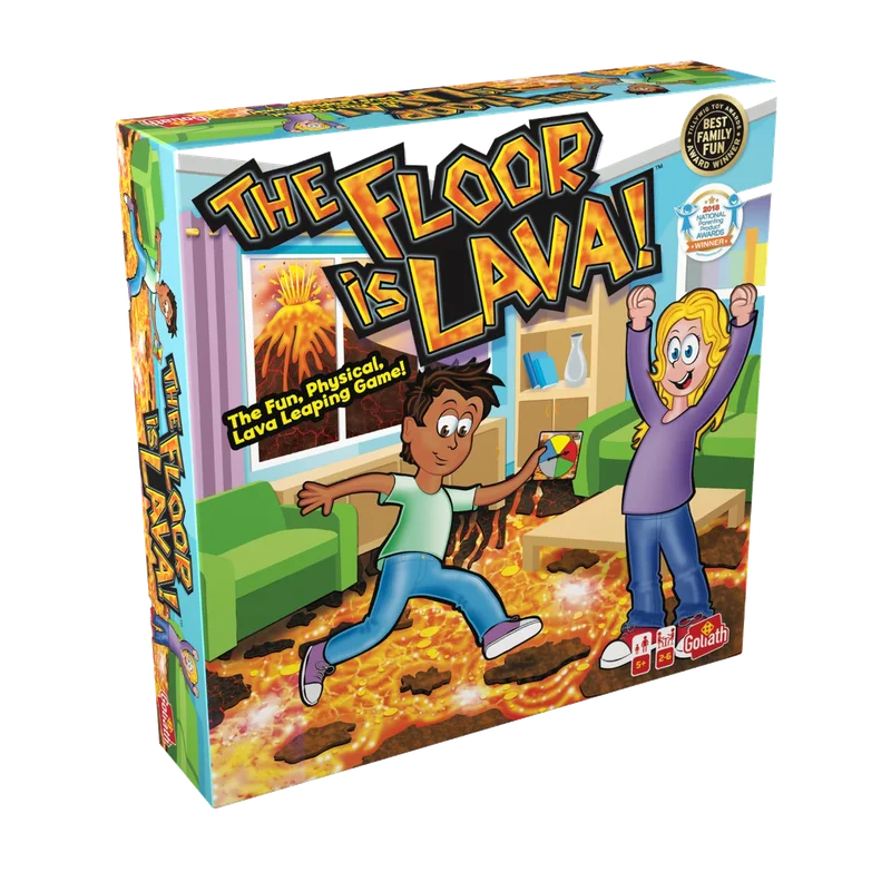 De Vloer is Lava – springspel met schuimtegels