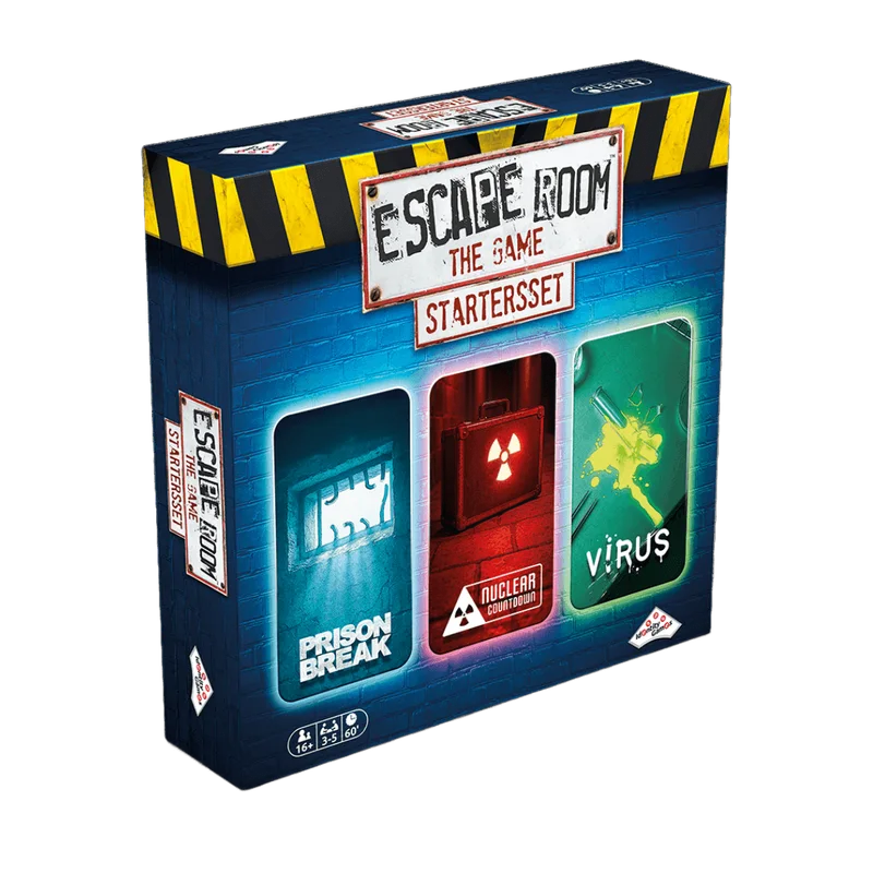 Escape Room The Game Startersset – basisspel met 3 avonturen