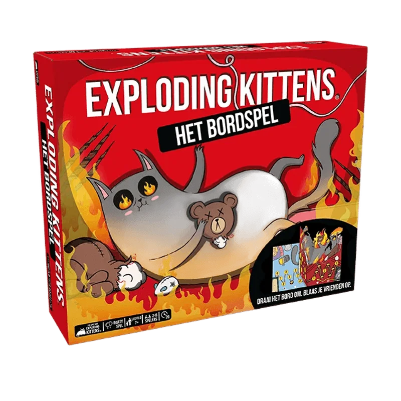 Exploding Kittens Het Bordspel – racespel voor 2 tot 6 spelers