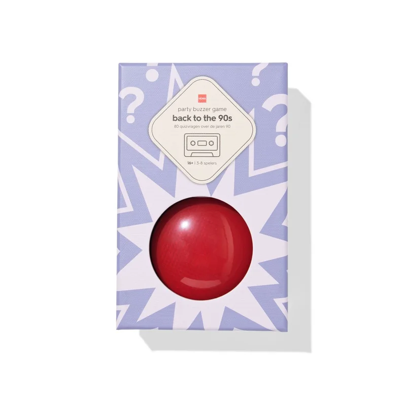 HEMA Party Buzzer Game Back to the 90s – quiz over de jaren 90