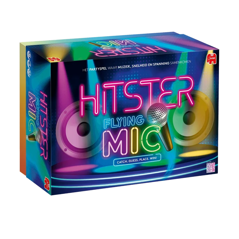 Hitster Flying Mic – muziekspel met een vliegende microfoon