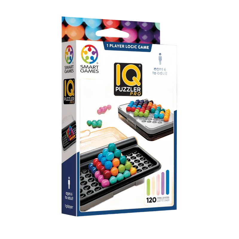 SmartGames IQ Puzzler Pro – denkspel in 2D en 3D voor onderweg