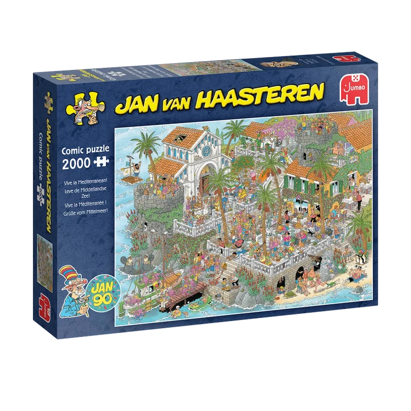 Jan van Haasteren Leve de Middellandse Zee! – puzzel van 2000 stukjes