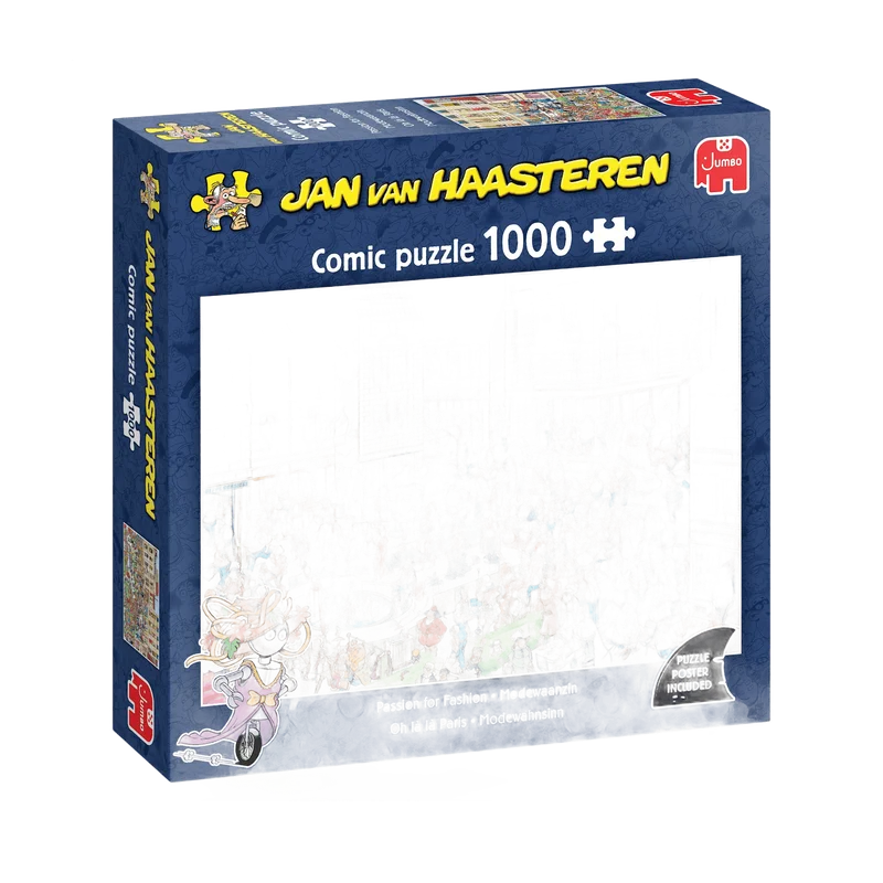 Jan van Haasteren Modewaanzin – puzzel van 1000 stukjes
