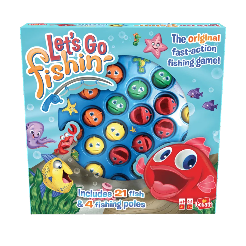 Let's Go Fishing Original – hengelspel met draaiende vijver