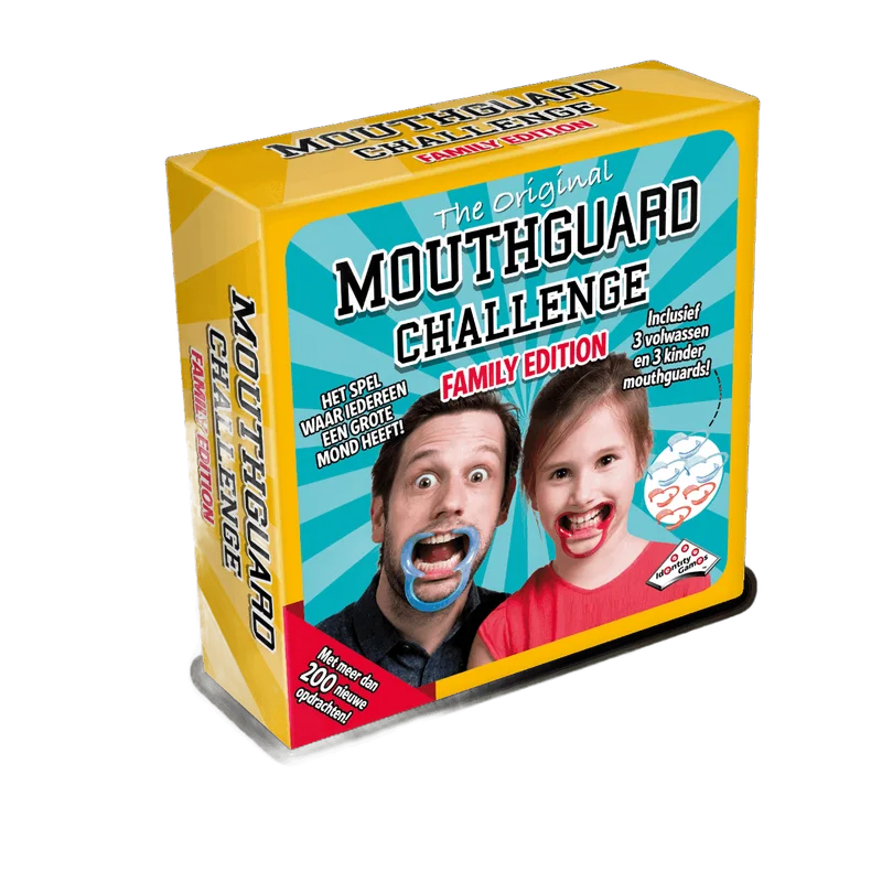 Mouthguard Challenge Familie Editie – partyspel vanaf 8 jaar