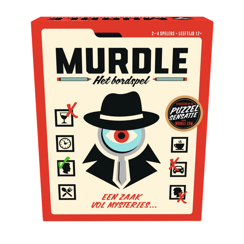 Murdle: het bordspel – deductiespel voor 2 tot 4 detectives
