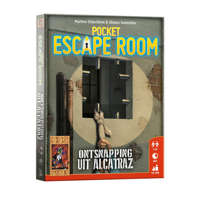 Pocket Escape Room: Ontsnapping uit Alcatraz – escape room-kaartspel