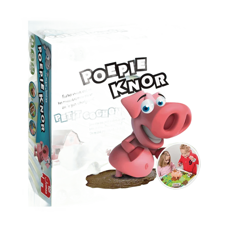 Poepie Knor – kinderspel met een knorrend varken