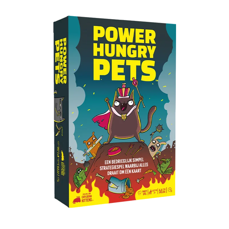 Power Hungry Pets – kaartspel voor 2 tot 6 spelers