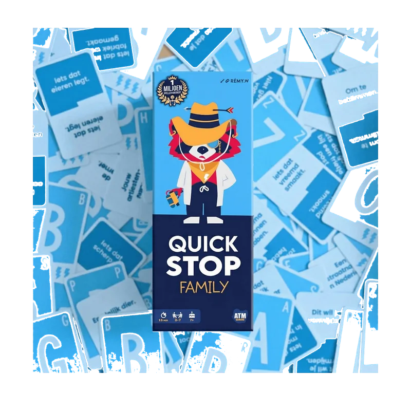 Quickstop Family – snel letterspel voor het hele gezin