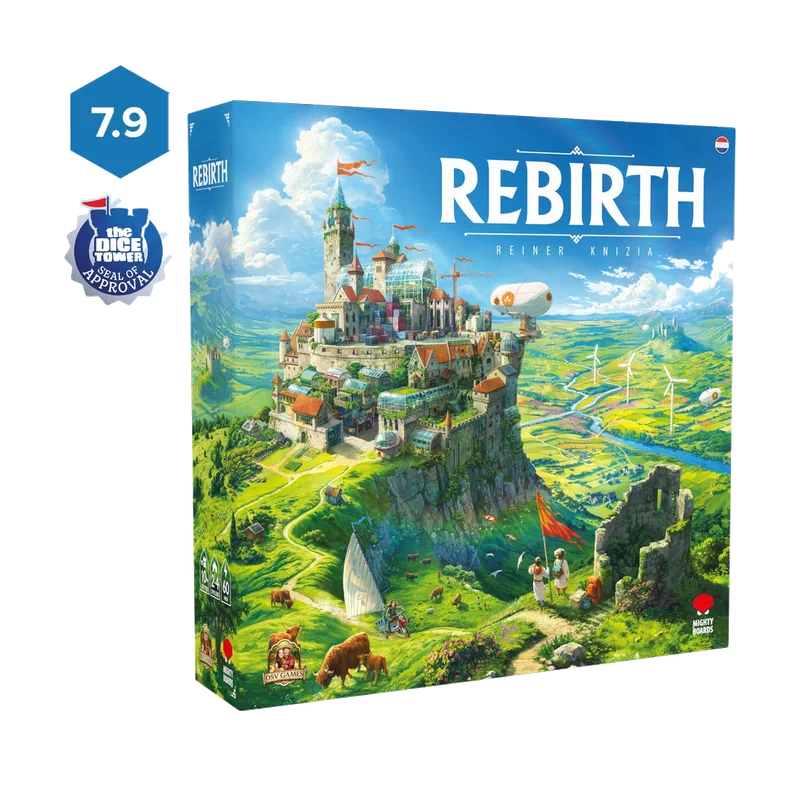 Rebirth – tegellegspel van Reiner Knizia voor 2 tot 4