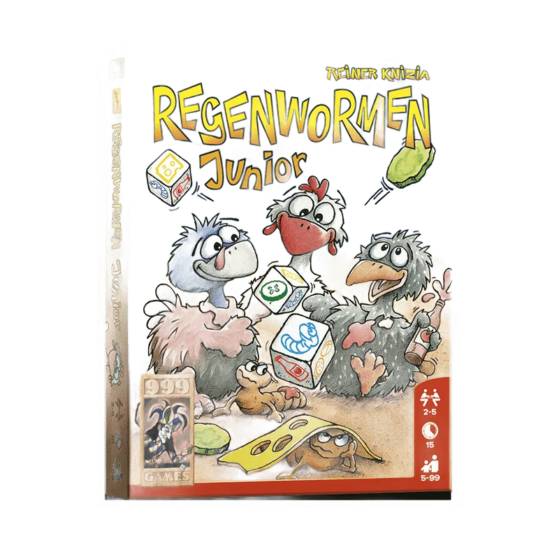 Regenwormen Junior – dobbelspel vanaf 5 jaar