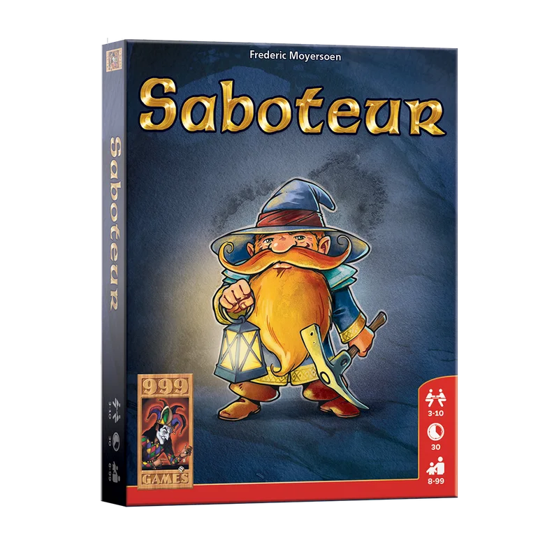 Saboteur – verborgen rollen voor 3 tot 10 spelers