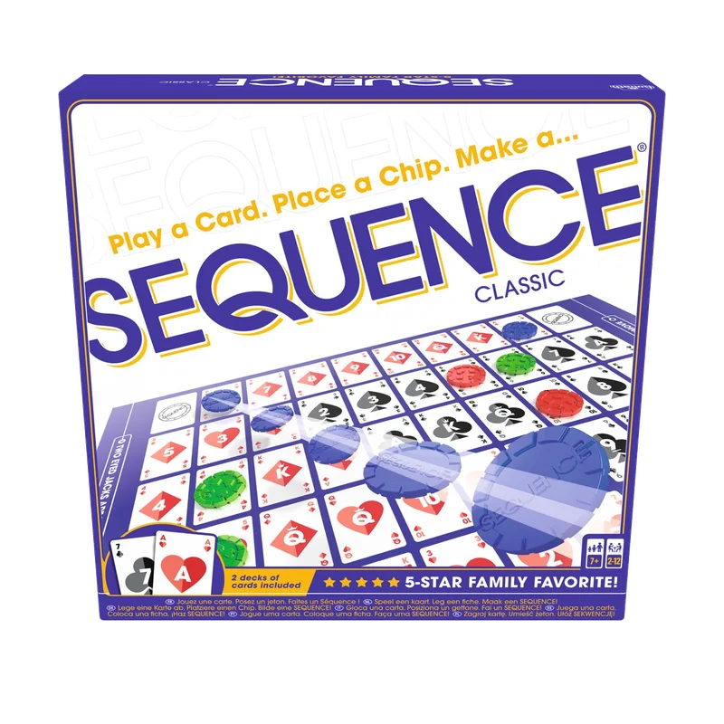 Sequence Classic – kaarten spelen en vijf op een rij maken
