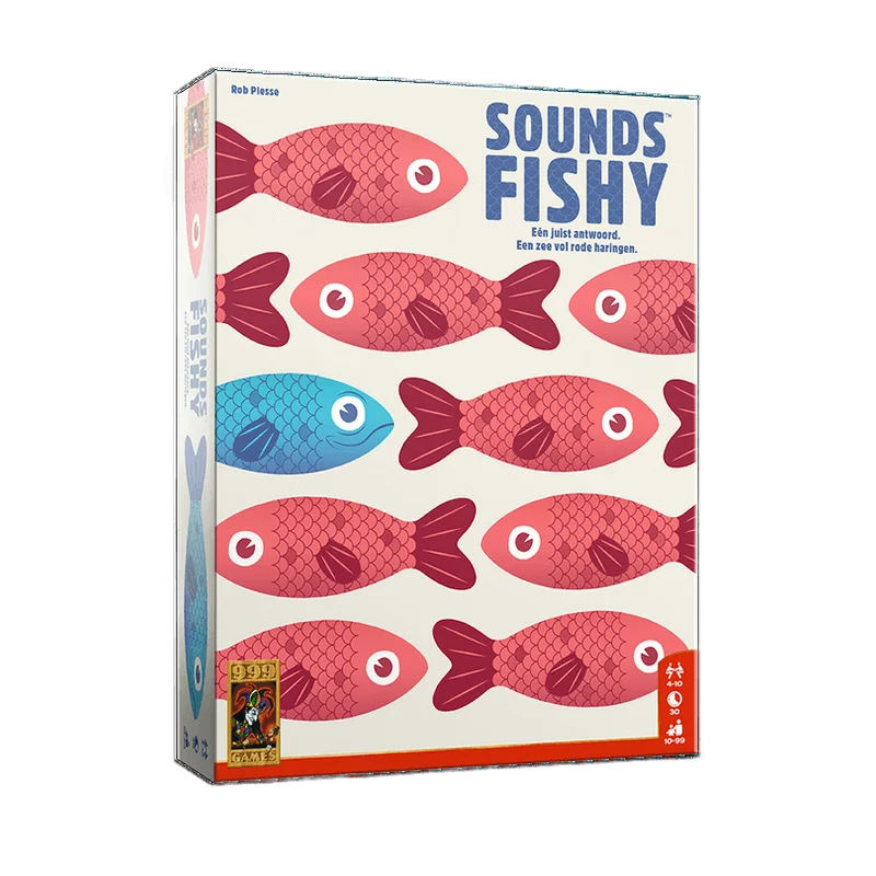 Sounds Fishy – bluffend partyspel voor 4 tot 10 spelers