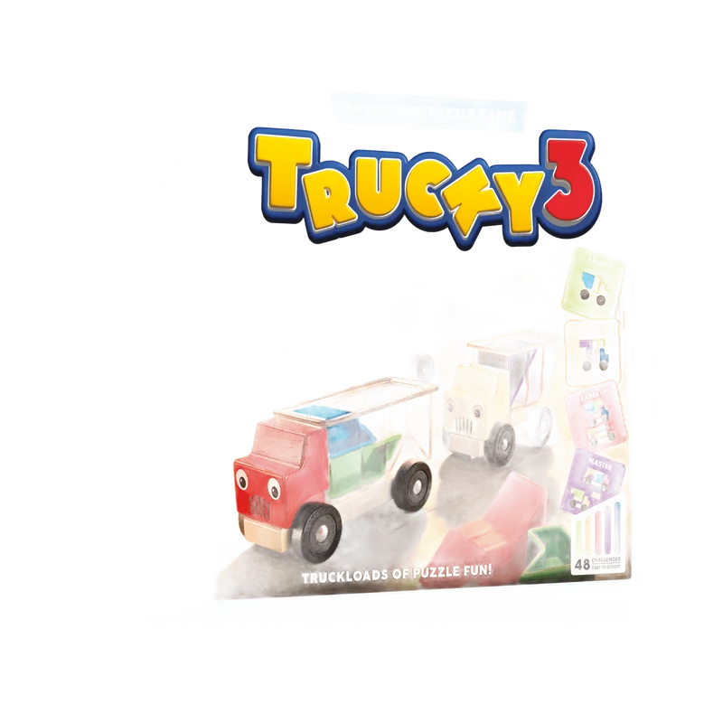 SmartGames Trucky 3 – denkspel met vrachtwagens voor kleuters