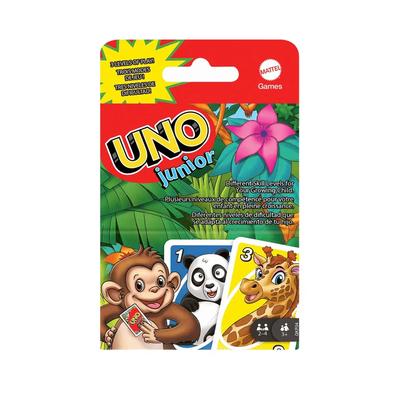 UNO Junior – kaartspel met dieren voor kinderen vanaf 3 jaar