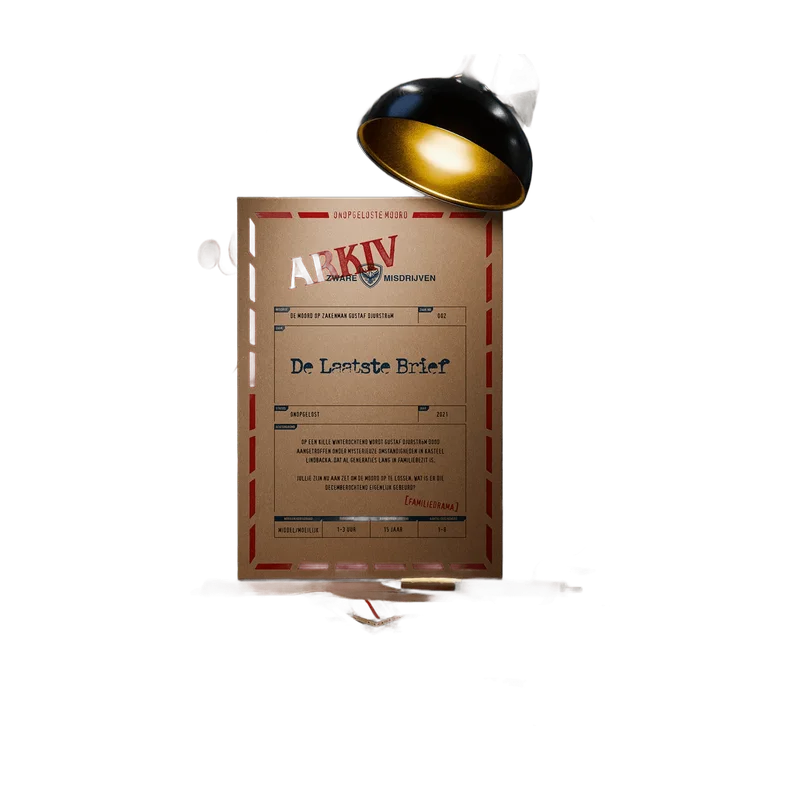 Unsolved De Laatste Brief – moordraadsel om thuis op te lossen