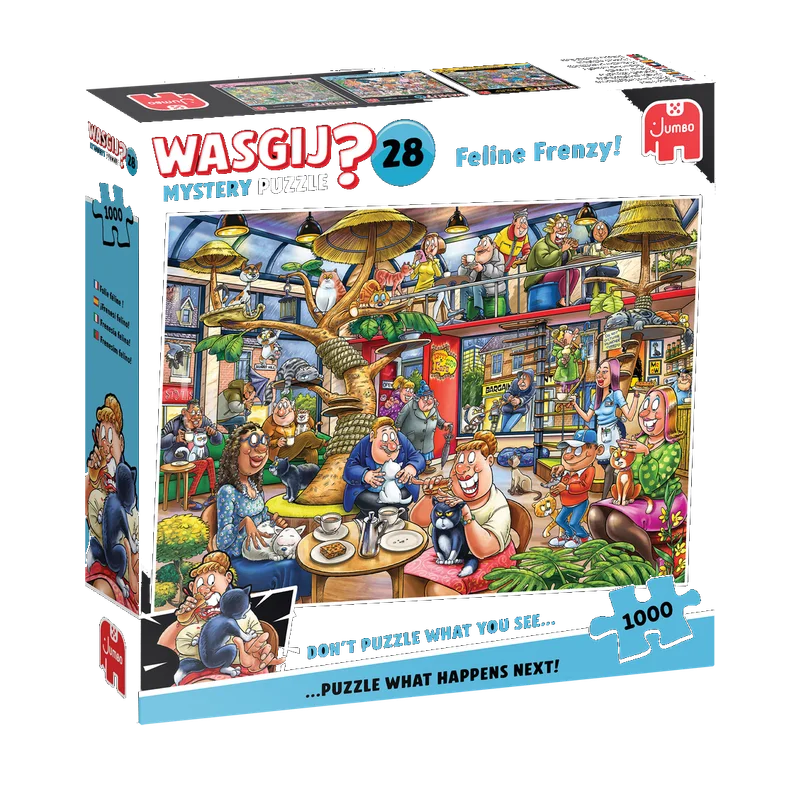 Wasgij Mystery 28 Kat-en-Muisspel – puzzel van 1000 stukjes
