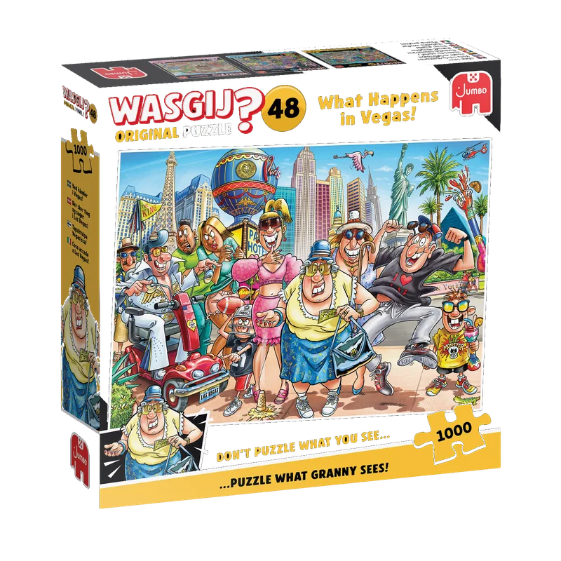 Wasgij Original 48 What Happens in Vegas! – 1000 stukjes