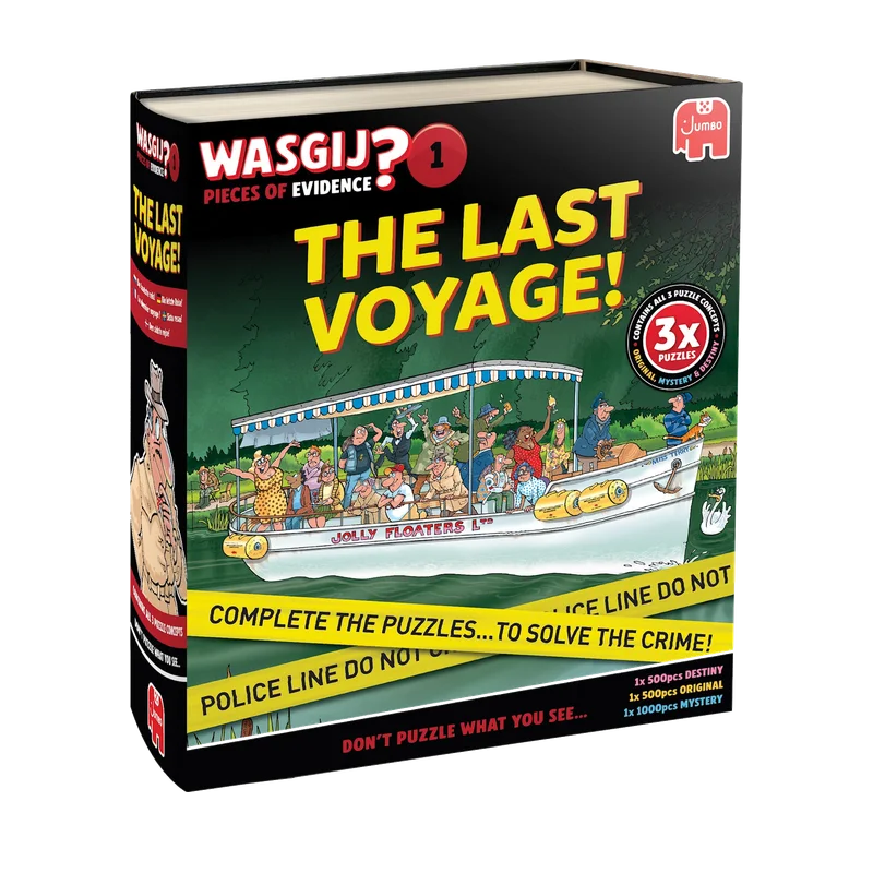 Wasgij Pieces of Evidence 1 De laatste reis! – drie puzzels