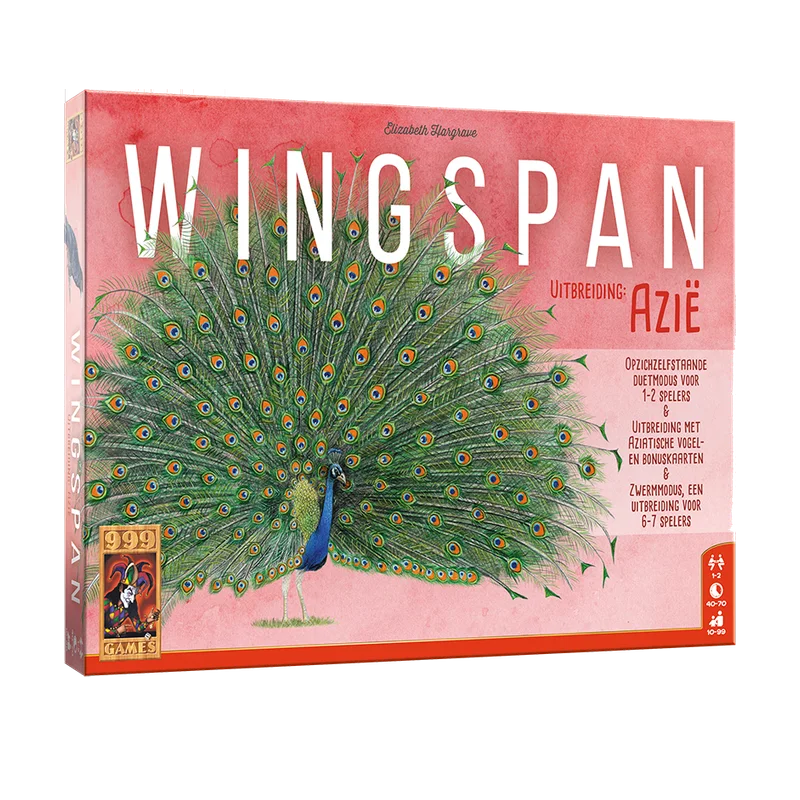 Wingspan Azië – duetspel en uitbreiding tot 7 spelers
